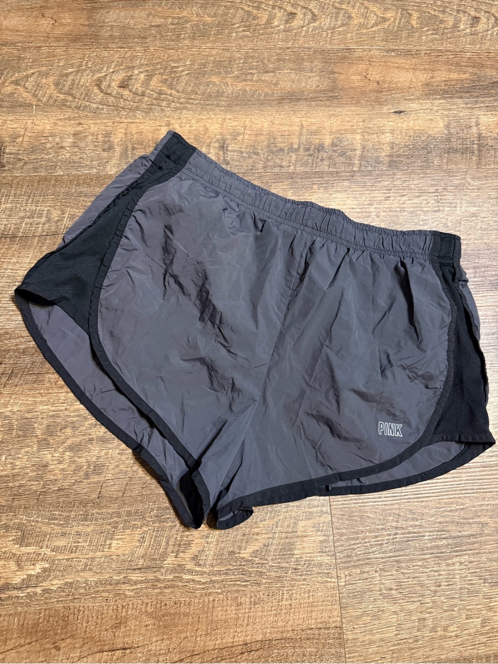 PINK Victoria's Secret Dark Gray Athletic Running Shorts